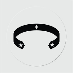 bracelet icon logo vector design, 