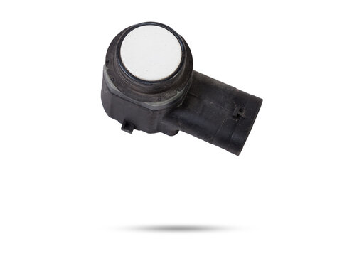 A parking sensor for installation on the bumper of a car contributing to safe parking in dense city traffic. Spare parts and accessories catalog.