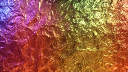 Vibrant gradient display abstract digital art in gold red pink and green hues