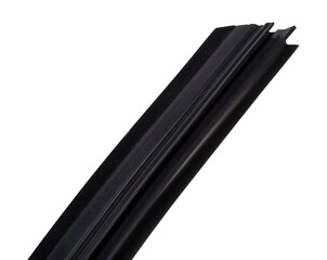 A black rubber sealant to seal the door windows of the car, preventing heat loss in the interior and moisture ingress. Gasket for repair in the workshop.