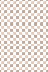 Seamless checkered pattern in color white brown