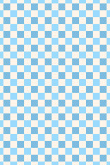 Seamless checkered pattern in color blue white