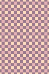 Seamless checkered pattern in color purple yellow
