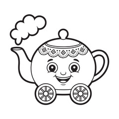 Whimsical House Bold & Easy Coloring Page,  bold and easy coloring book, Coloring page, whimsical coloring book for kids, bold and easy coloring book, victor art,   fairy house coloring page