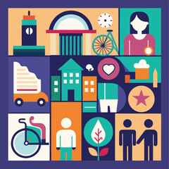 Clean Toilet Symbols for Public Use