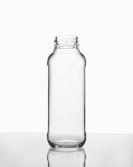 265ml Glass Bottle with 38mm Screw Neck and Pro Lighting – White Background