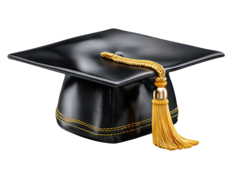 Graduation Cap: A symbol of academic achievement, a classic graduation cap sits, ready for its moment of glory.