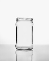 625ml Glass Jar with 82mm Screw Neck &ndash; Studio Silhouette Lighting on White