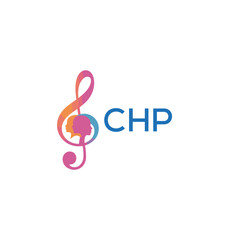 CHP “Abstract music school logo with people and melody icon” CHP Later Logo, “Modern music therapy logo with faces and note symbol”
