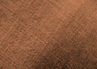 background texture of brown denim fabric