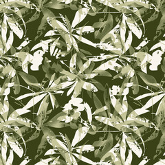 floral flower abstact grunge pattern digital textile pattern