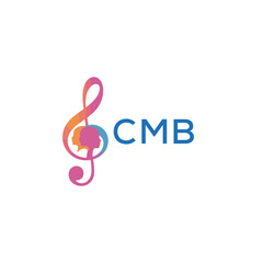CMB “Abstract music school logo with people and melody icon” CMB Later Logo, “Modern music therapy logo with faces and note symbol”
