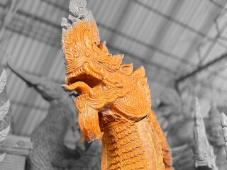 chinese lion statue
