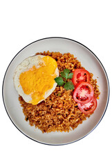 Spicy Fried Rice with Sunny Side Up Egg