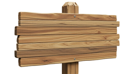 Isolated Wooden Sign © Dennis
