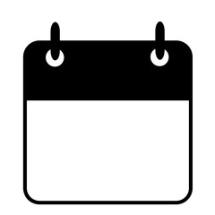 calendar icon template black silhouette.eps