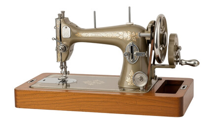 Isolated Sewing Machine
