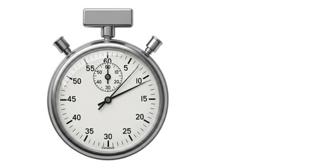 Isolated Stopwatch on White Background