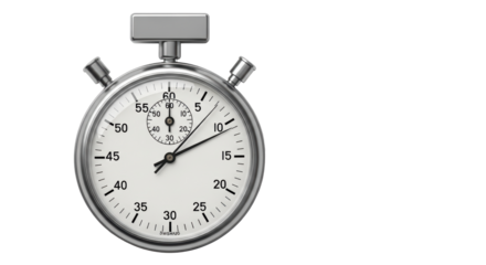 Isolated Stopwatch on White Background