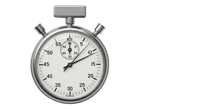 Isolated Stopwatch on White Background