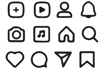 social media icons. social media logo , facebook, instagram, youtube, whatsapp,icon - Contact us icon set.