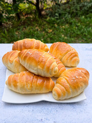 shio Pan or Japanese sea salt butter bread rolls
