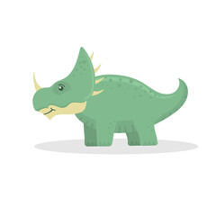 Png cartoon extinct prehistoric animal illustration featuring tyrannosaurus diplodocus triceratops and baby dino with fantasy art jungle mascot vector isolated clip art set

