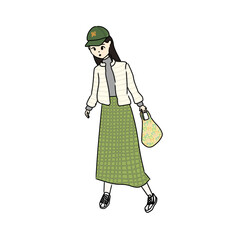 girl with shopping bag