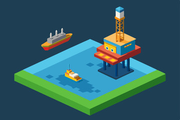 Obraz premium oil industry and gas industry