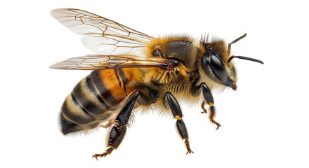 Isolated Honey Bee