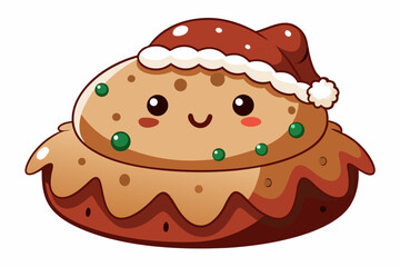 Christmas cards, winter recipe books, seasonal packaging, and digital or print projects related to Christmas baking or sweets.