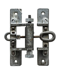 Industrial Metal Clamp Locking Mechanism Detail
