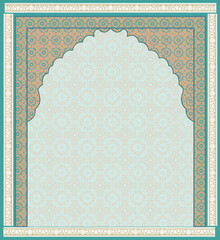 Mughal wall paintings, botanical floral ethnic motif, Indian traditional flower motif, Botanical floral ethnic motif, Traditional indian Mughal floral motif ethnic decorative border pattern design