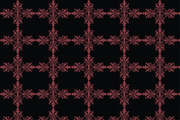 A pattern of cordovan and black squares image made by adobe illustrator