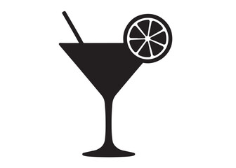 cocktail glass logo silhouette vector, martini glass logo icon silhouette, vector martini cocktail glass silhouette vector illustration, cocktail glass drink design logo silhouette vector 