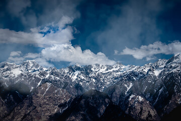 Naklejka premium mountains in the snow