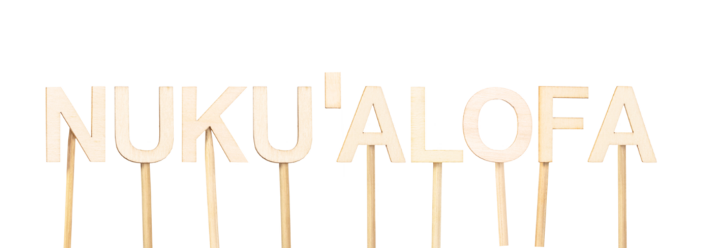 Nukualofa, capital of Tonga, depicted in light wood, a useful image for education about Oceania and its island culture