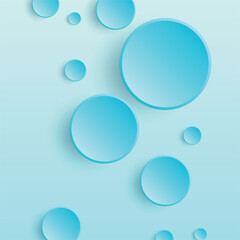 Blue with sky light color gradient with Round circle abstruct background design