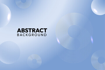 Abstract blue modern background with circle elements. Digital technology concept. vector illustration art
