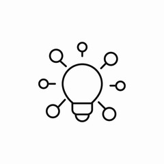 idea net icon sign vector