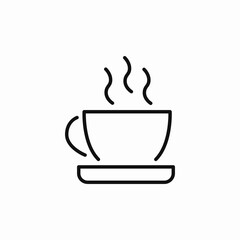 tea cup icon sign vector