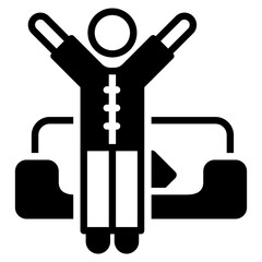 Morning Stretch outline mixed icon