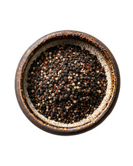 Colorful Peppercorns in Rustic Bowl Spice Blend