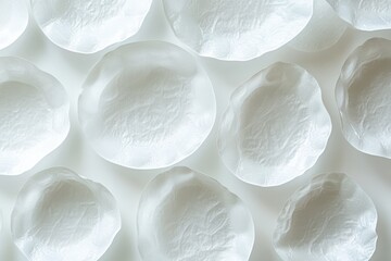 Abstract elegance Sculpted glass art delicate details and contemporary style for home decor and art
