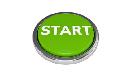 Green start button with modern design.