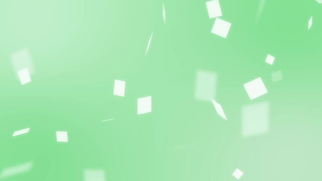 teal abstract colorful background with glitter squares flowing
