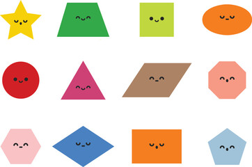 Cute Set of Geometric Shapes