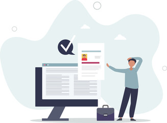 Job description and work duties and tasks information.Document with responsibility and position specification for new staff member . character life .