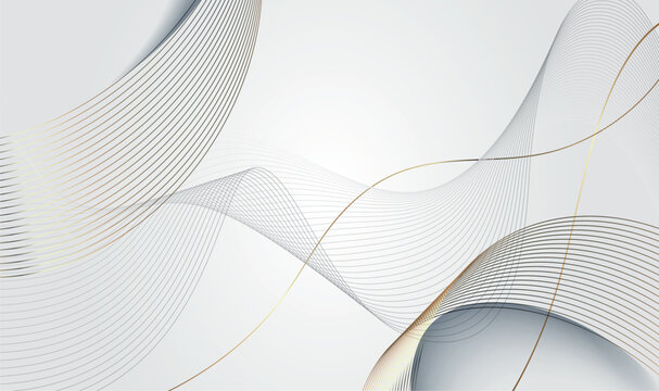 Light Cayan with Gold line abstruct background design