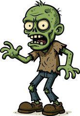 Cartoon Zombie Illustration vector
